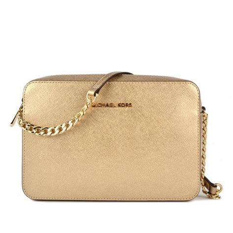 michael kors bag gold chain|Michael Kors extension crossbody chain.